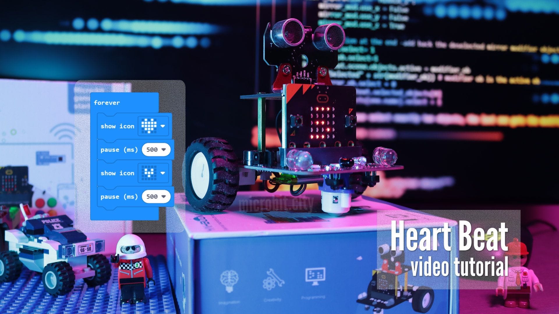 micro:bit, Heart Beat (bataile inimii)